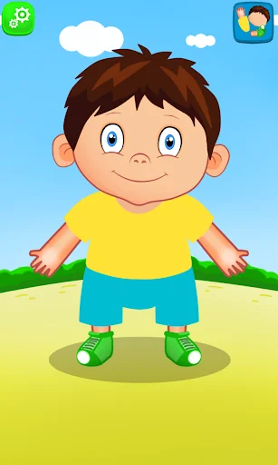 Body parts anatomy for kids
