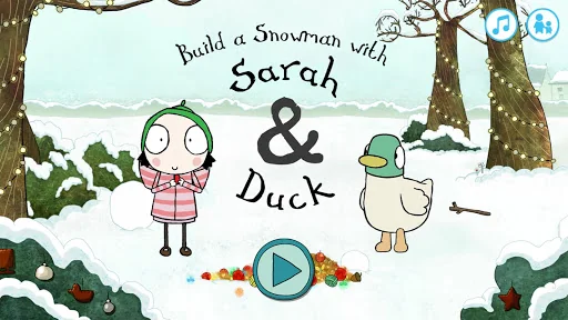 Sarah & Duck: Build a Snowman