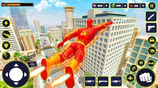 Fire Hero Robot Rescue Mission screenshot 4
