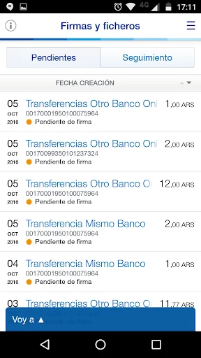 BBVA Net Cash Argentina screenshot 2