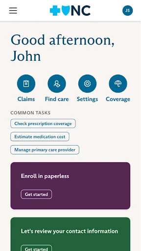 Blue Cross NC screenshot 1