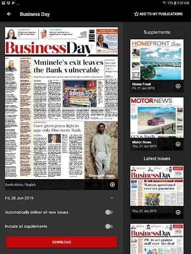 Business Day E-Edition