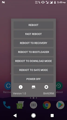 Super Reboot (Root) - Recovery screenshot 1