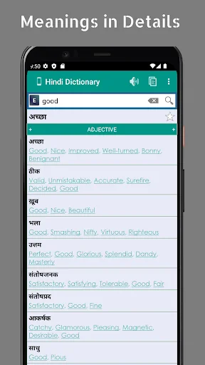 Hindi Dictionary (Offline) screenshot 1