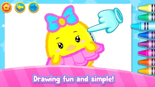 Rainbow Glitter Drawing Book screenshot 1