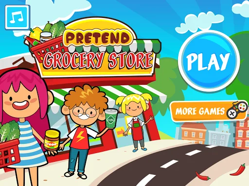 My Pretend Grocery Store Games