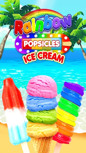 Rainbow Ice Cream & Popsicles screenshot 1