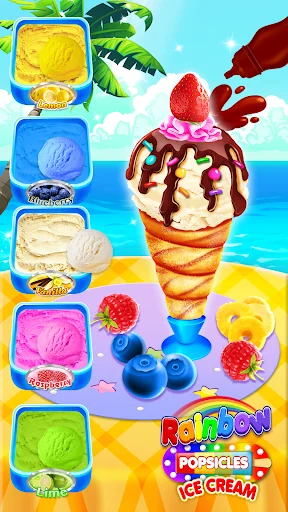 Rainbow Ice Cream & Popsicles screenshot 2