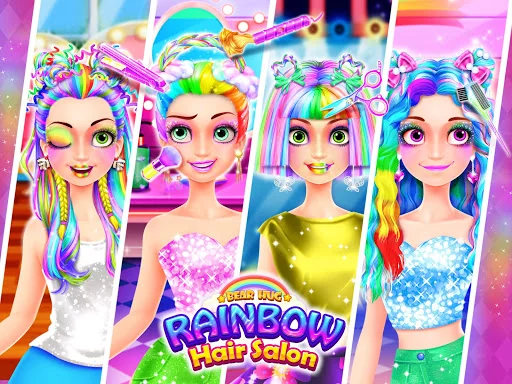 Rainbow Hair Salon - Dress Up