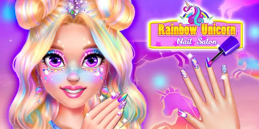 Rainbow Unicorn Nail Beauty Ar
