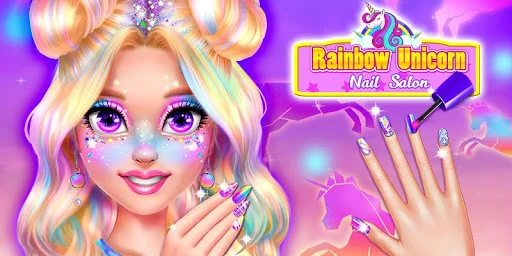 Rainbow Unicorn Nail Beauty Ar
