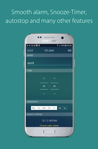 bedr alarm clock radio screenshot 3