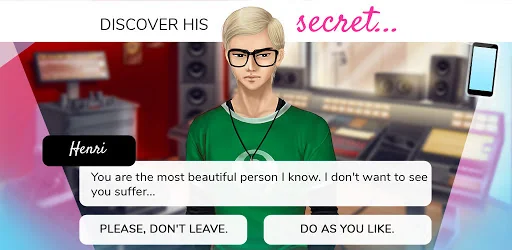 Henri's Secret - Visual Novel screenshot 3