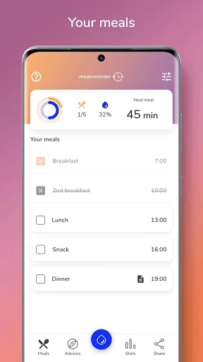 Meal Reminder - Weight Loss screenshot 2