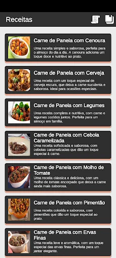 Receitas de carnes