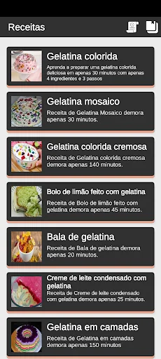 Receitas com gelatina