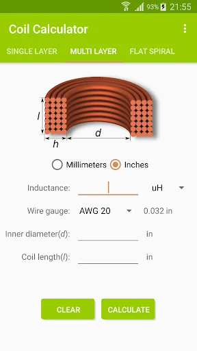 Coil Calculator screenshot 2