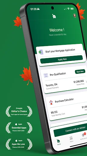 Canadian Mortgage App screenshot 1