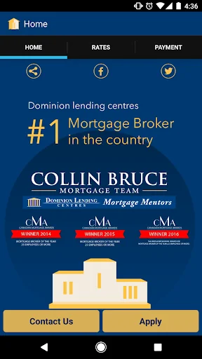 The Collin Bruce Mortgage App