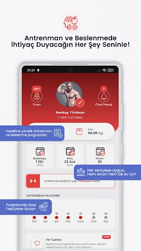 Berkay Türkkan Fitness screenshot 1