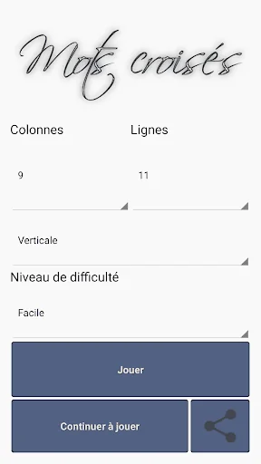 Mots Fléchés en Français