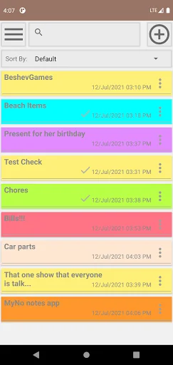 My Notes and memo app to save 