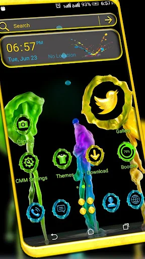 Colorful Melted Wax Launcher
