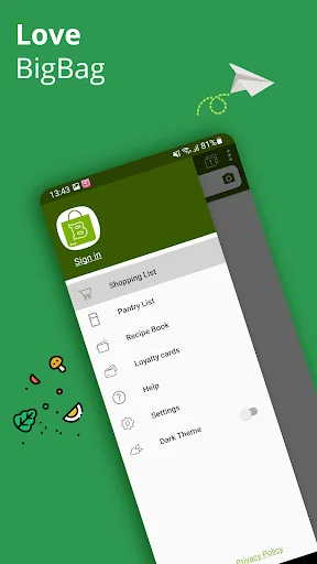 Shopping List: BigBag Pro