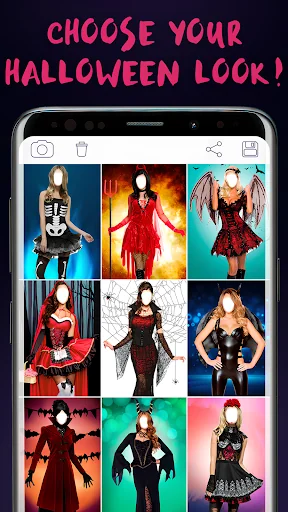 Halloween Makeup Photo Editor screenshot 2