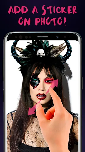 Halloween Makeup Photo Editor screenshot 4
