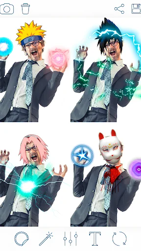 Jutsu Rasengan Effect on Photo