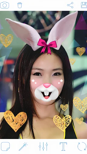 Rabbit Face Mask Photo Editor screenshot 2