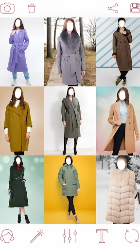 Fashion Coat Frames for Photos