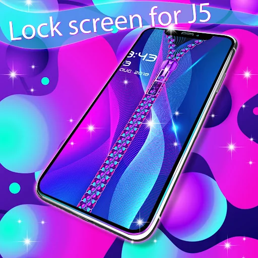 Lock screen for j5