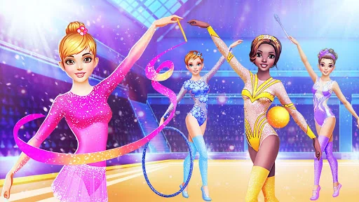 Gymnastics Girls Dress Up Game