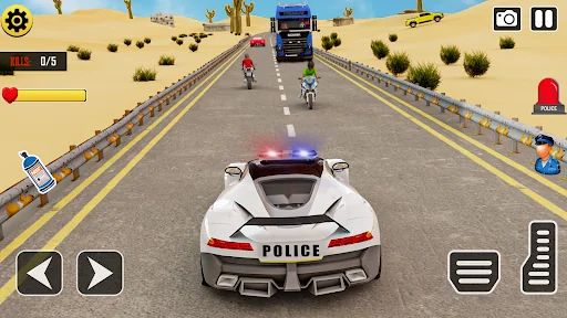 Police Car Driving Stunt Game