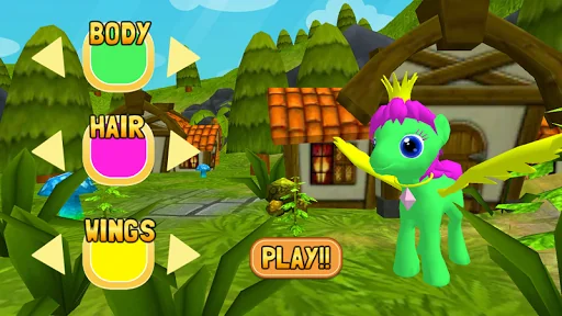 Running Pony 3D: Little Race screenshot 1