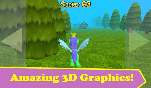 Running Pony 3D: Little Race screenshot 4