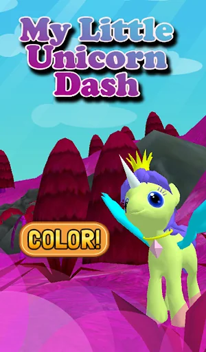 My Little Unicorn Dash 3D HD screenshot 1