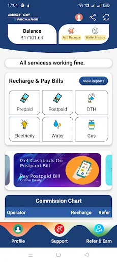 Recharge Cashback & Bill Pay