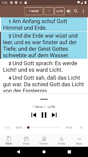 German Bible screenshot 3