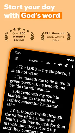 Holy Bible Offline KJV + Audio screenshot 1