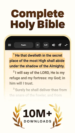 Holy Bible Offline KJV + Audio screenshot 1