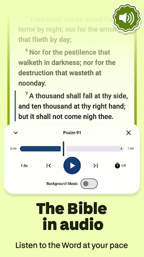 Holy Bible Offline KJV + Audio screenshot 3