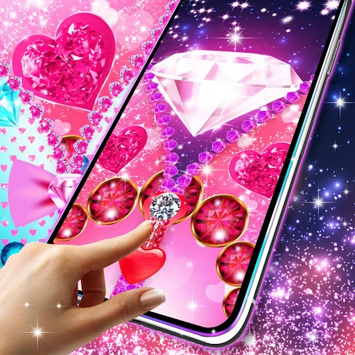 Diamond zip locker