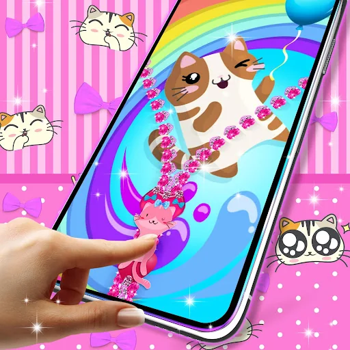 Kitty lock screen