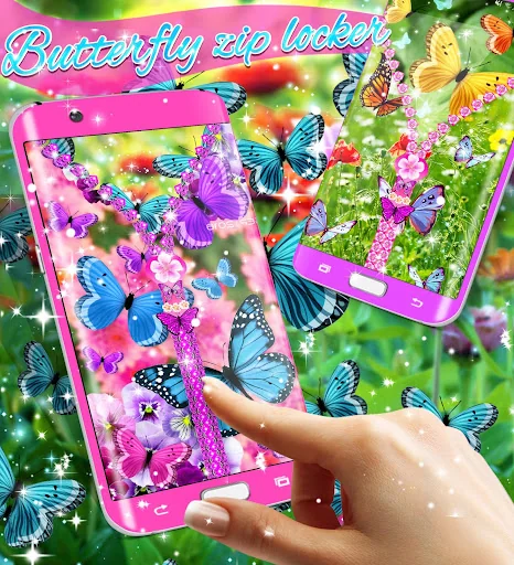 Butterfly zip locker