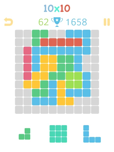 10x10 Puzzle Game - Free screenshot 2