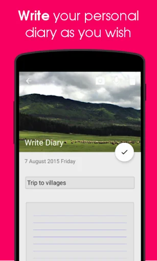 Voice Diary with Photos & Vide screenshot 1
