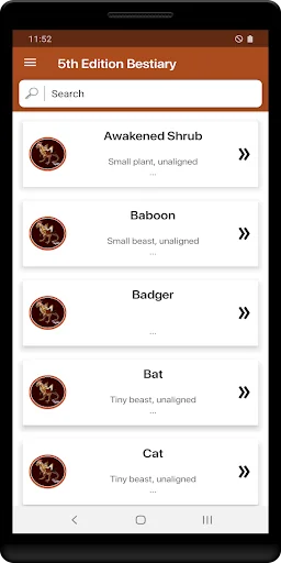 5th Edition Bestiary